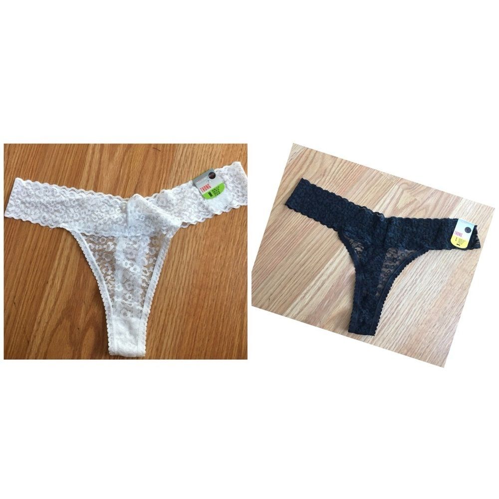 Lot x 2 Primark Secret Possessions Lace thong Medium NWT